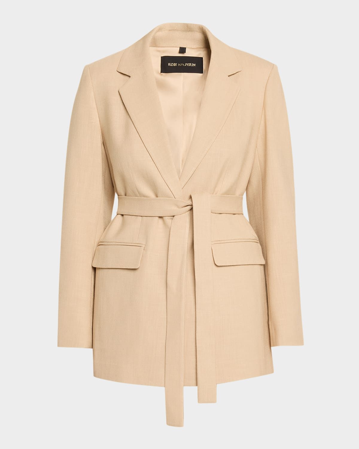 Kyla Belted Single-Breasted Jacket
