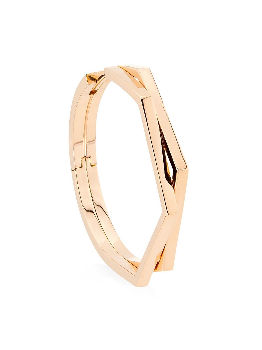 Women's Antifer 18K Rose Gold Large Single Hoop Earring - Rose Gold