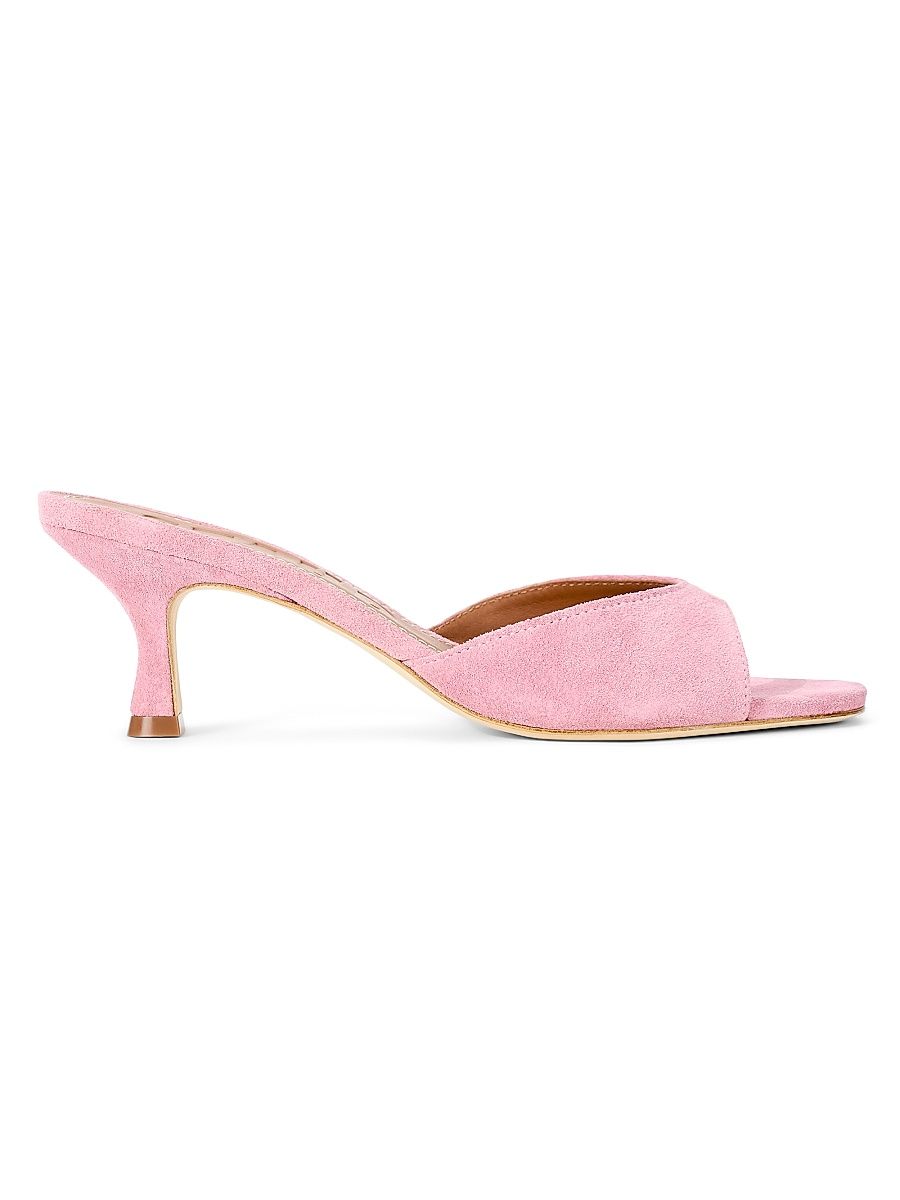 Women's Brigitte 55MM Suede Mules - Orchid - Size 10
