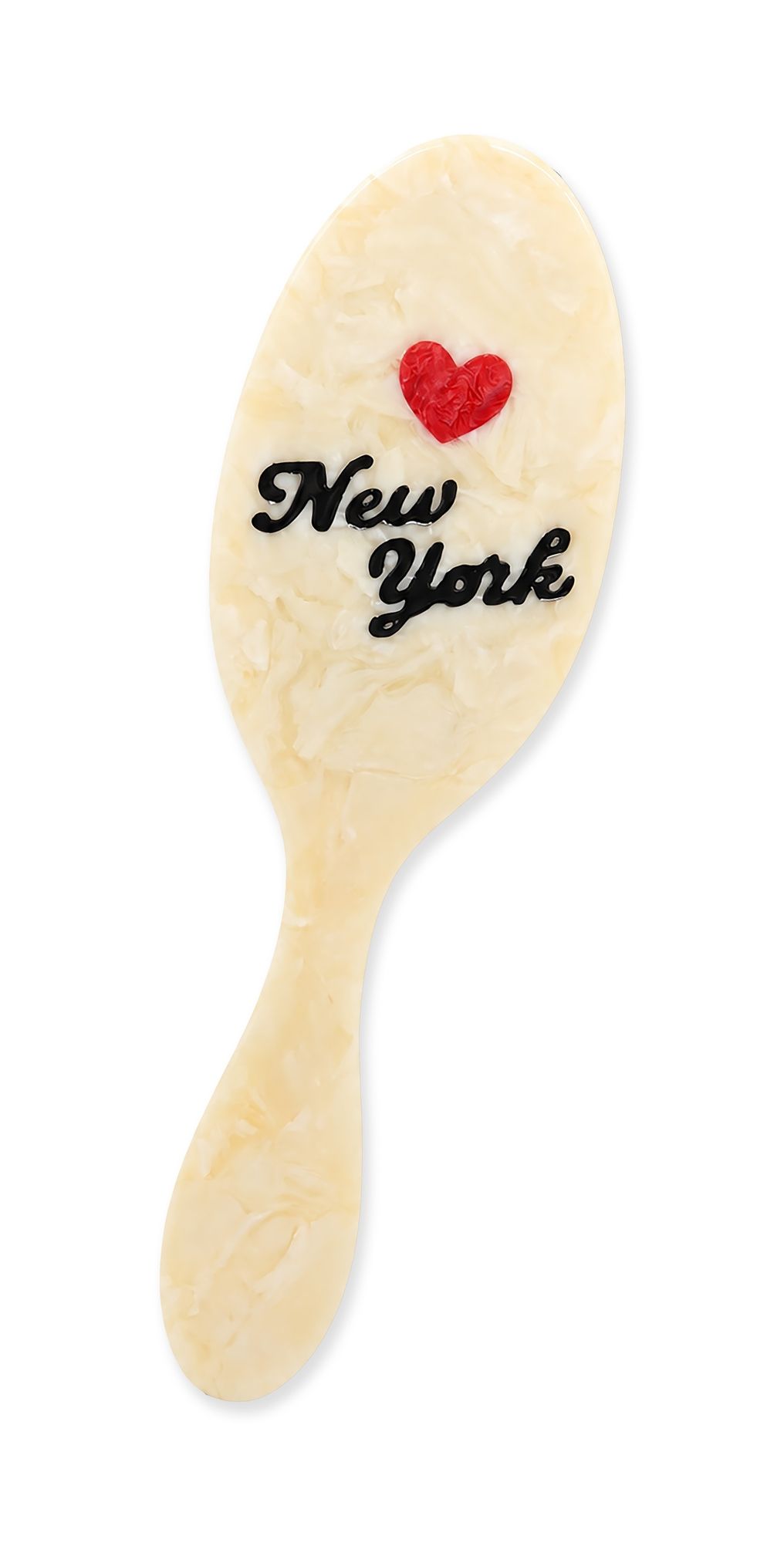 Solar Eclipse Hand-Painted New York Amazing Hair Day Brush Cream One Size