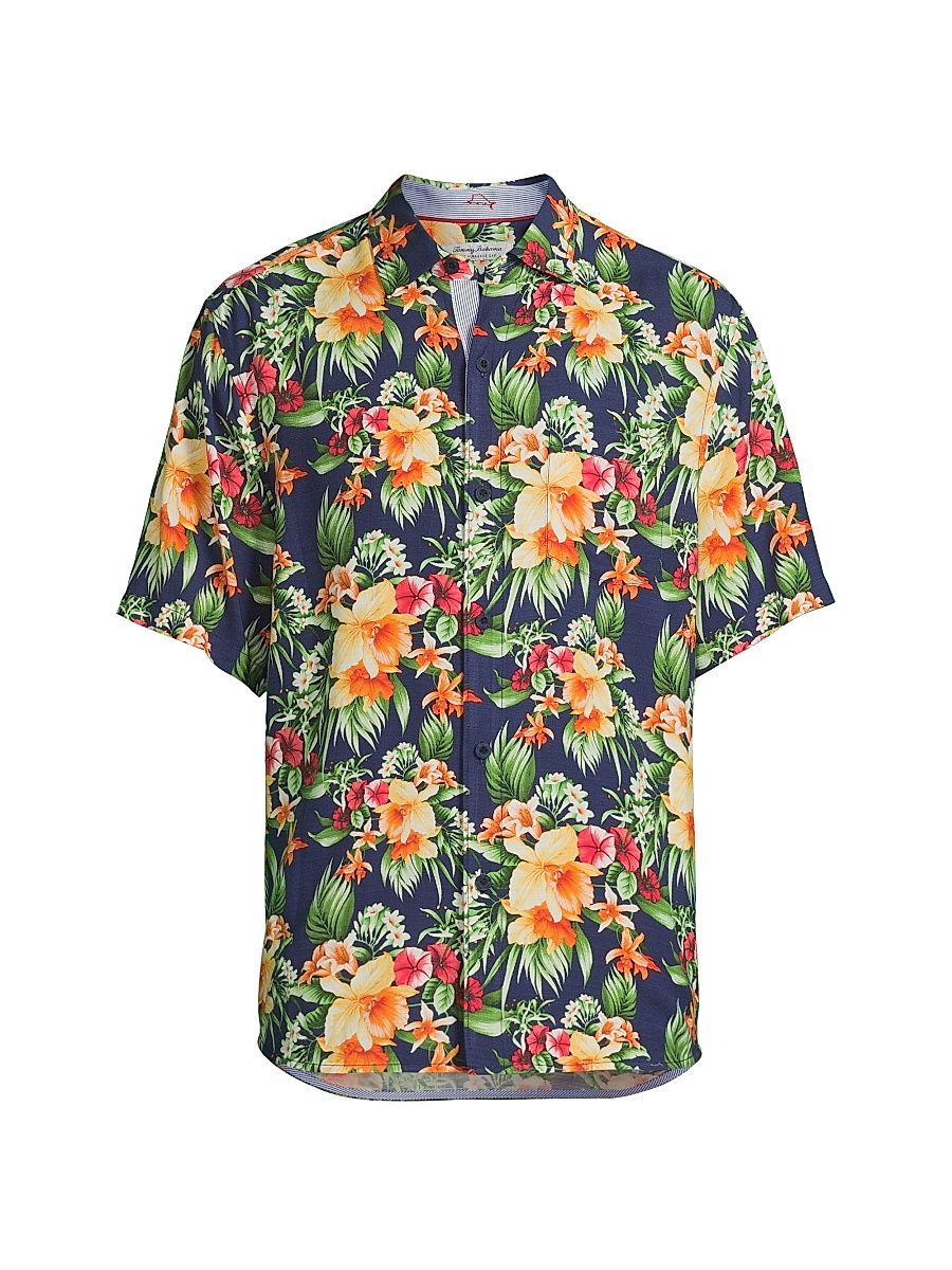 Men's Veracruz Cay Procida Paradise Shirt - Eclipse - Size Large
