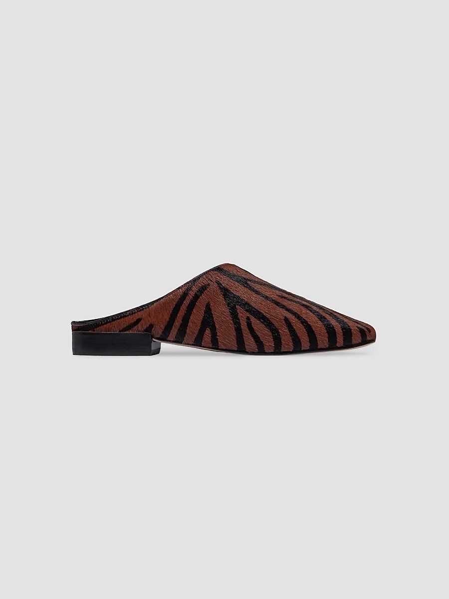 Bernardo Women's Porto Flat Mules - Zebra - Size 11