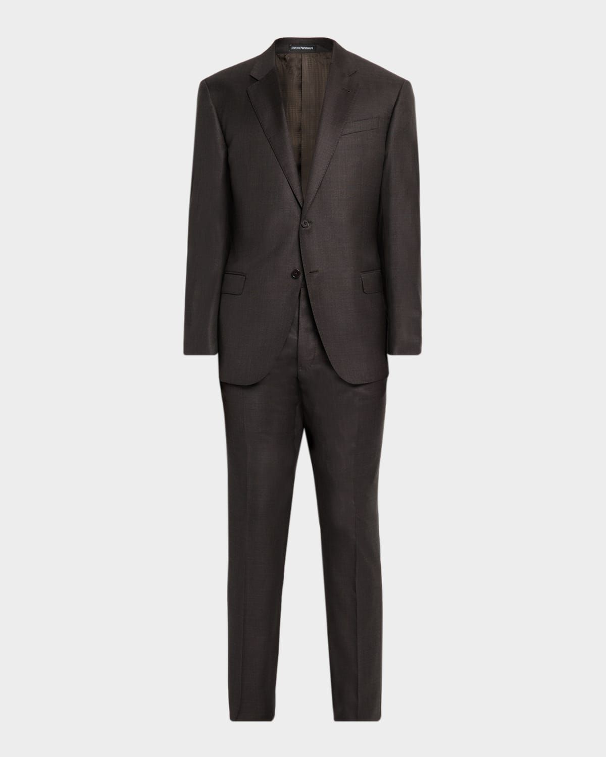Men & apos;s Wool-Blend Sharkskin G Line Suit