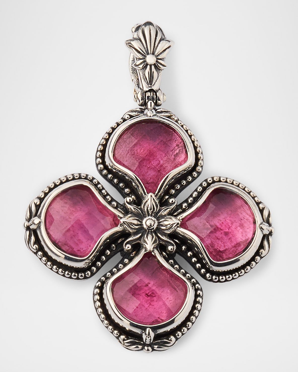 Ivy Rock Crystal, Strawberry Quartz and MOP Triplet Enhancer