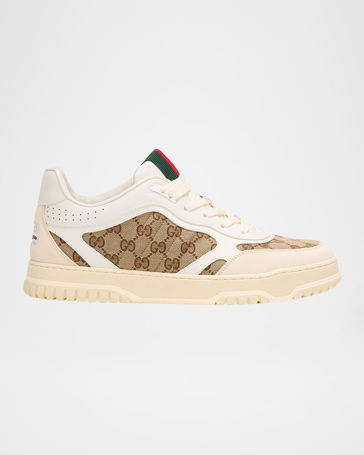 Men & apos;s Re-Web GG Supreme Canvas and Leather Sneakers