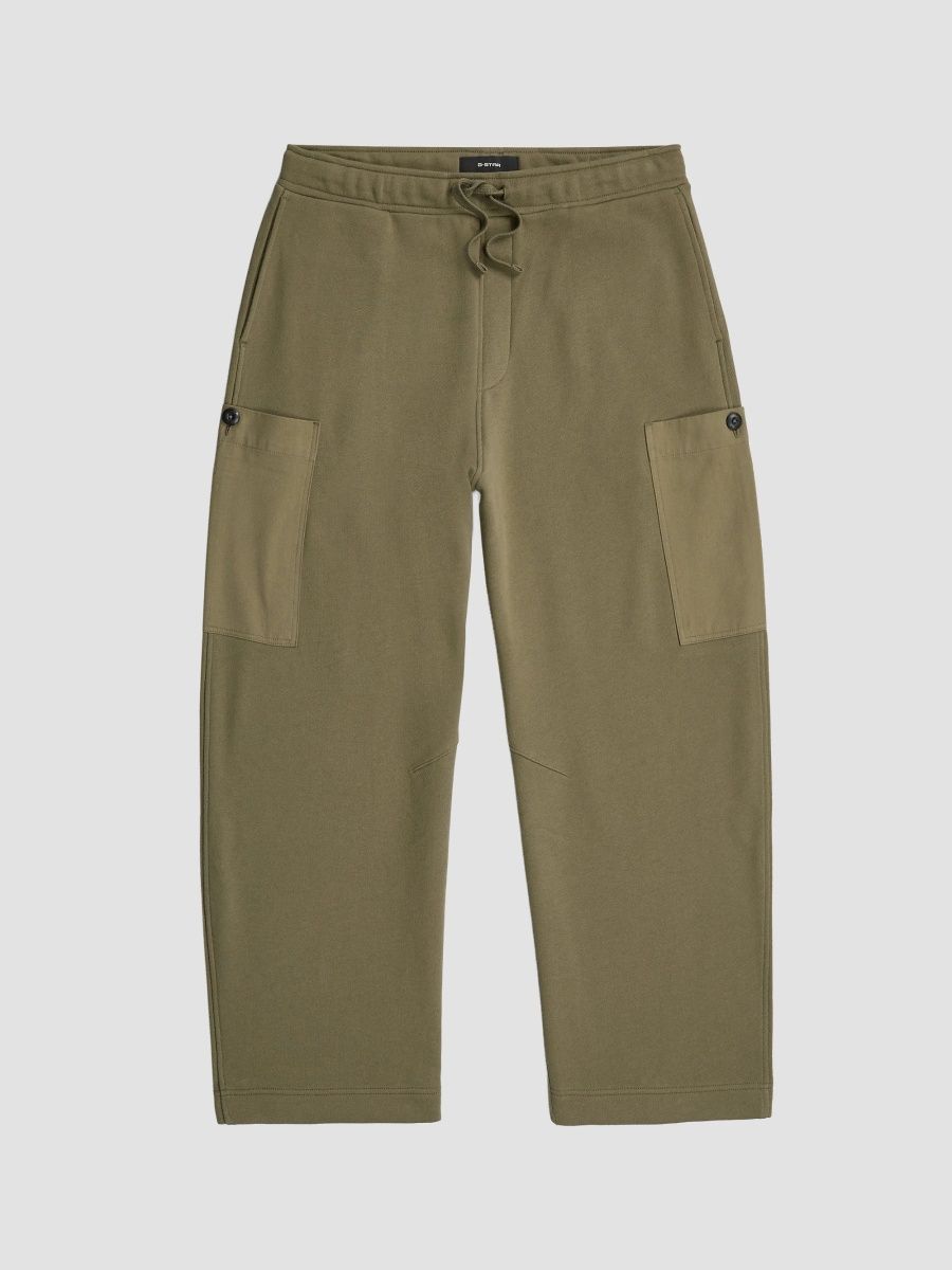 G-Star Men's Cotton Drawstring Sweatpants - Dark Khaki - Size XXL