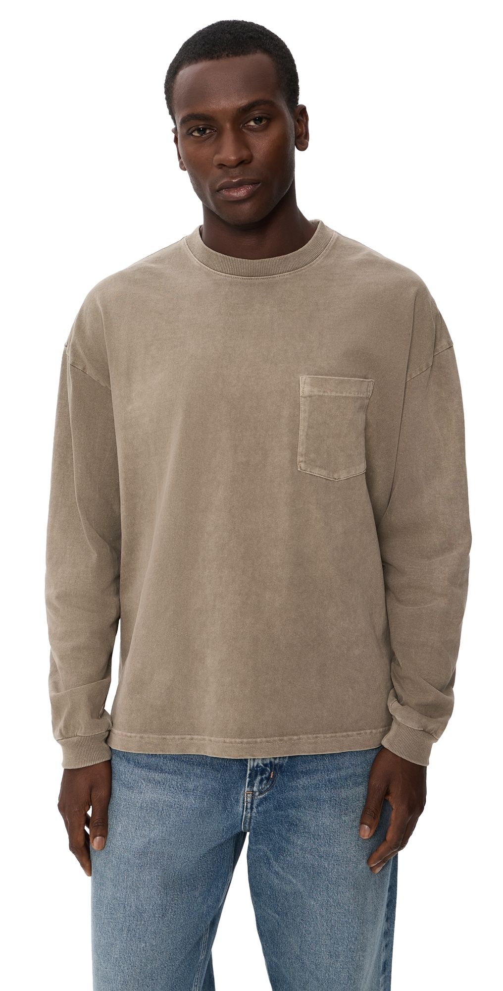 AGOLDE Lucan Long Sleeve Tee Trail XL
