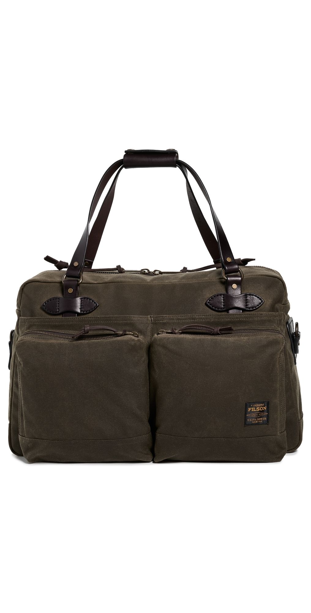 Filson Tin Cloth 48 Hour Duffle Bag Otter Green One Size