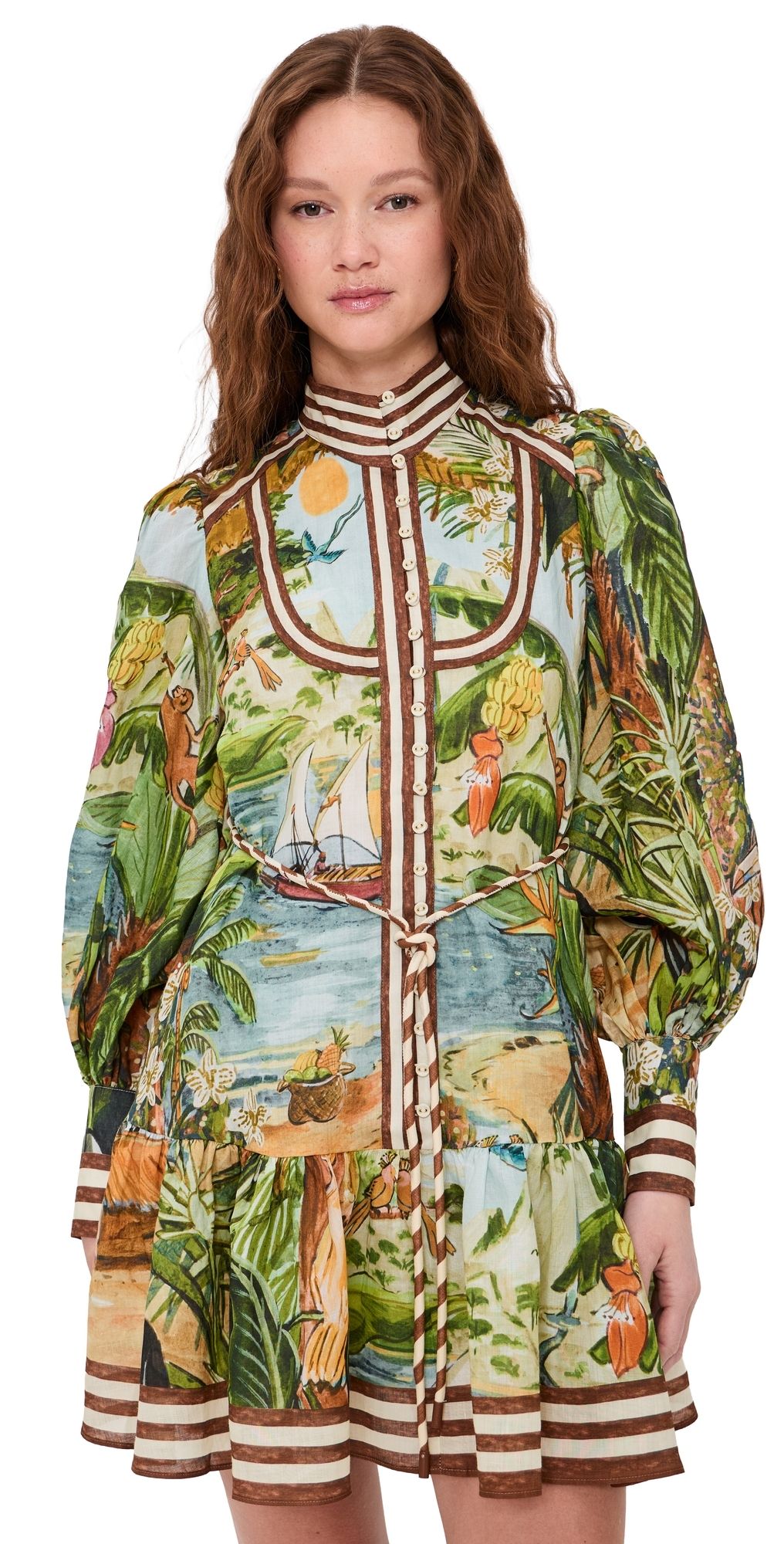 ALÉMAIS Toucan Tango Mini Dress Multi 16