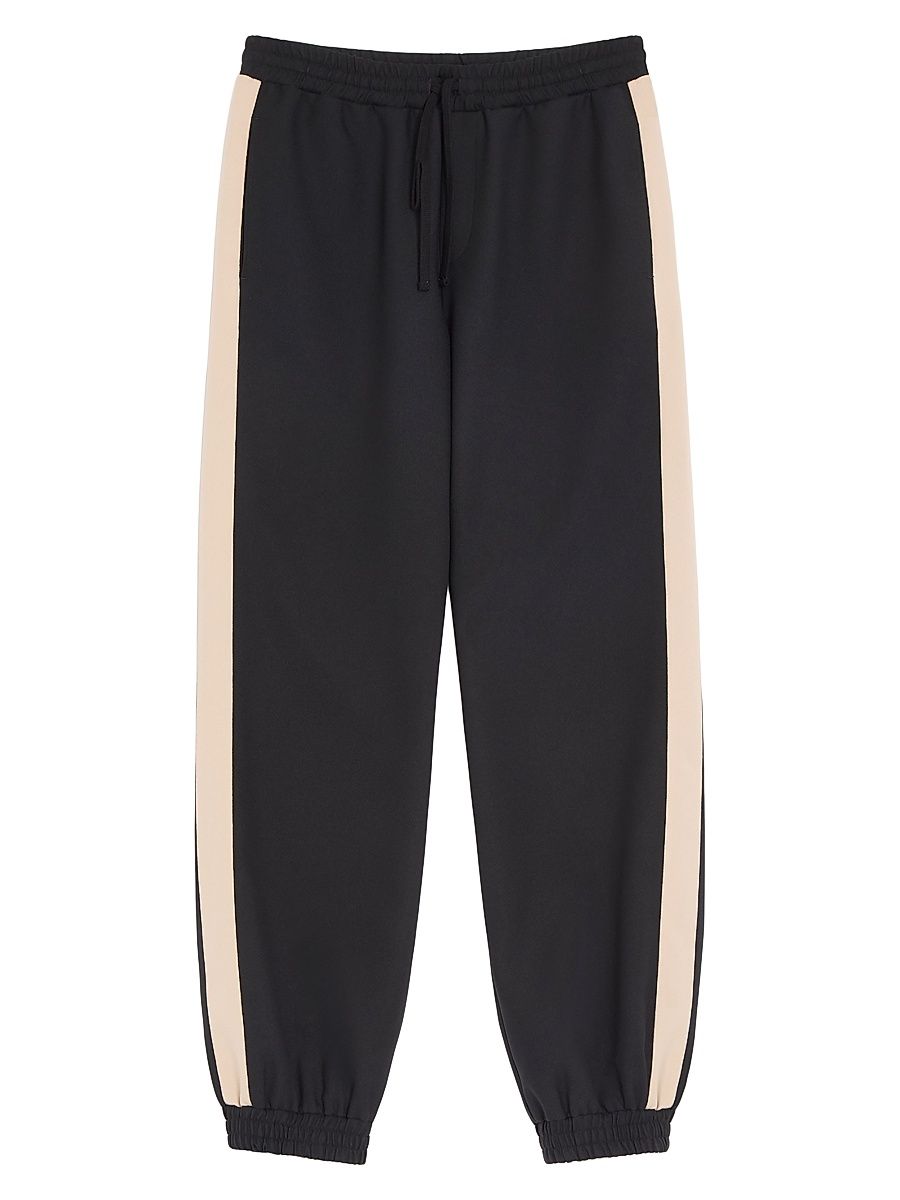 Men's Nylon Trousers with VGold - Black Butter - Size Small