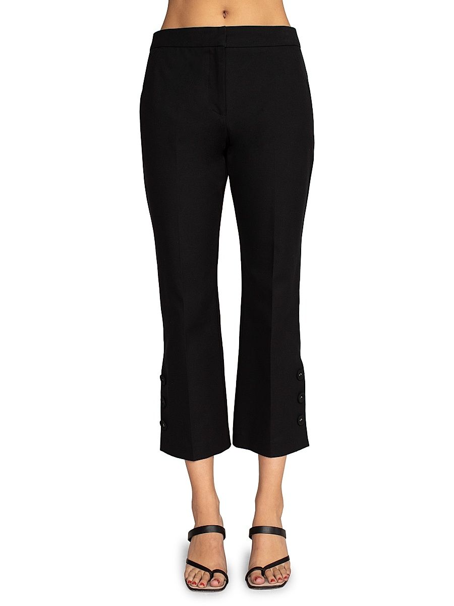 Women's Ore Cropped Boot-Cut Pants - Black - Size 8