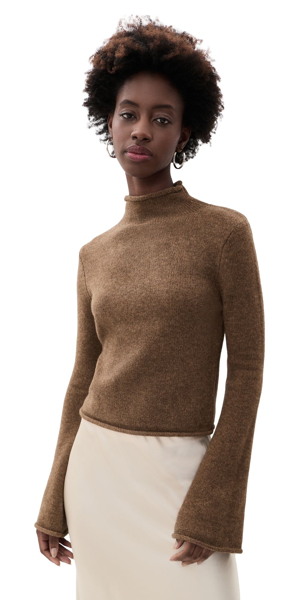 Joe's Jeans The Jane Roll Neck Sweater Cinnamon S