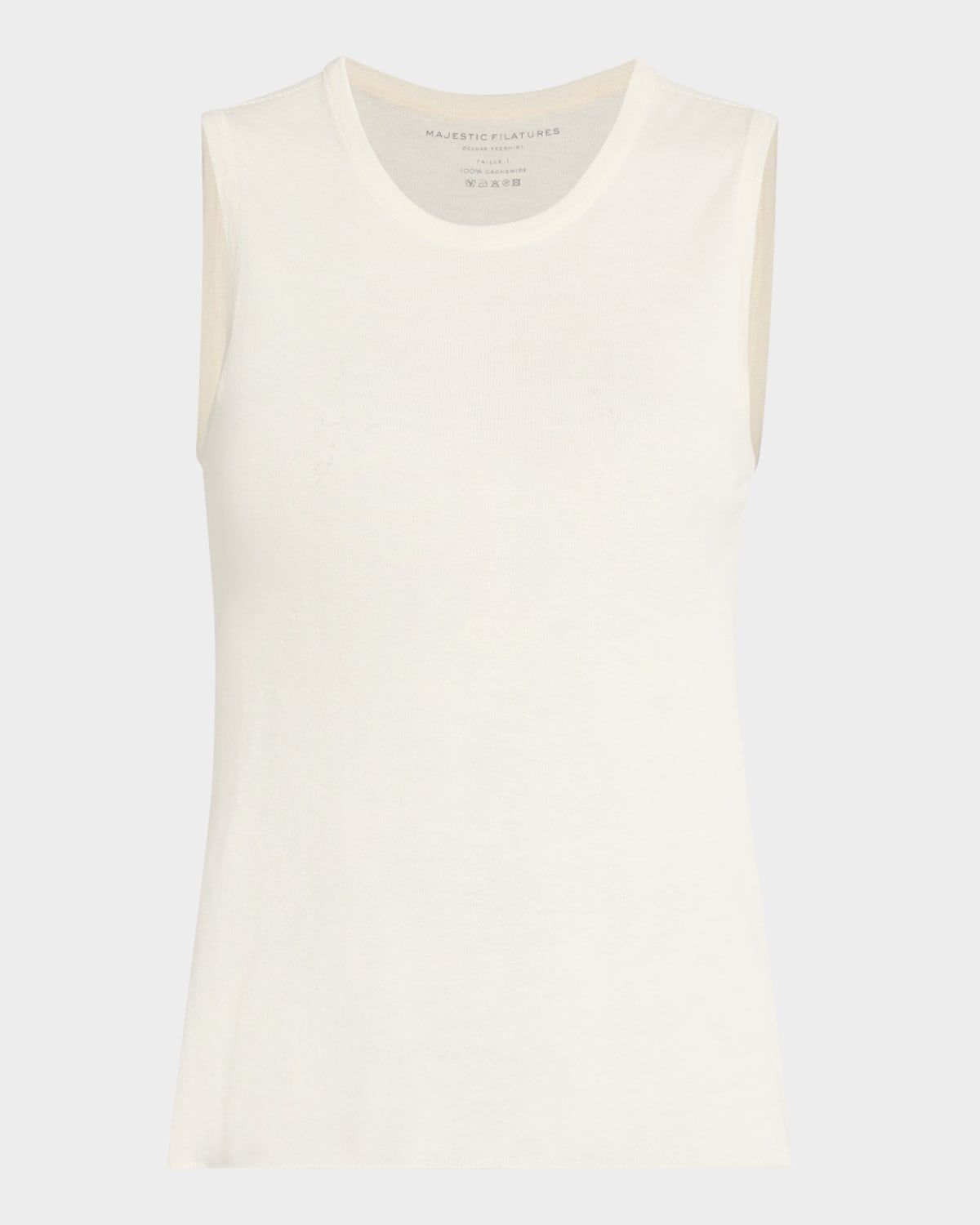 Cashmere Crewneck Tank Top
