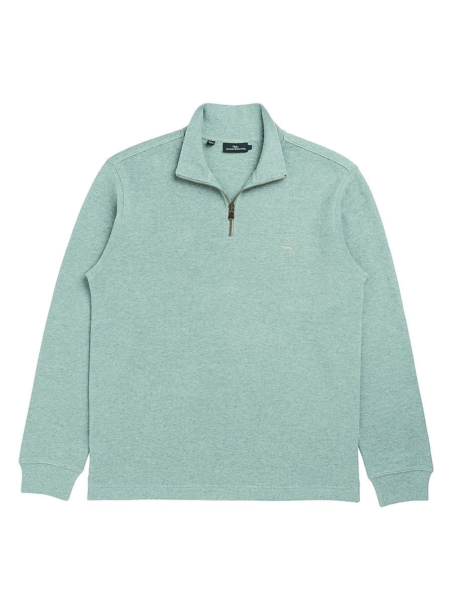 Men's Alton Ave Quarter-Zip Sweater - Sage - Size XXL