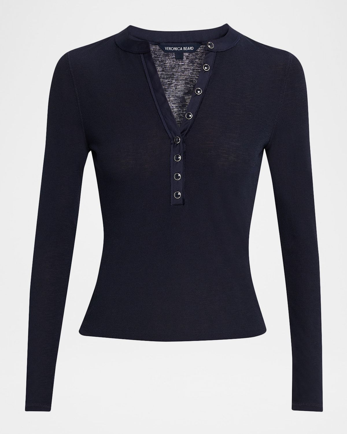 Drexler Ribbed V-Neck Top