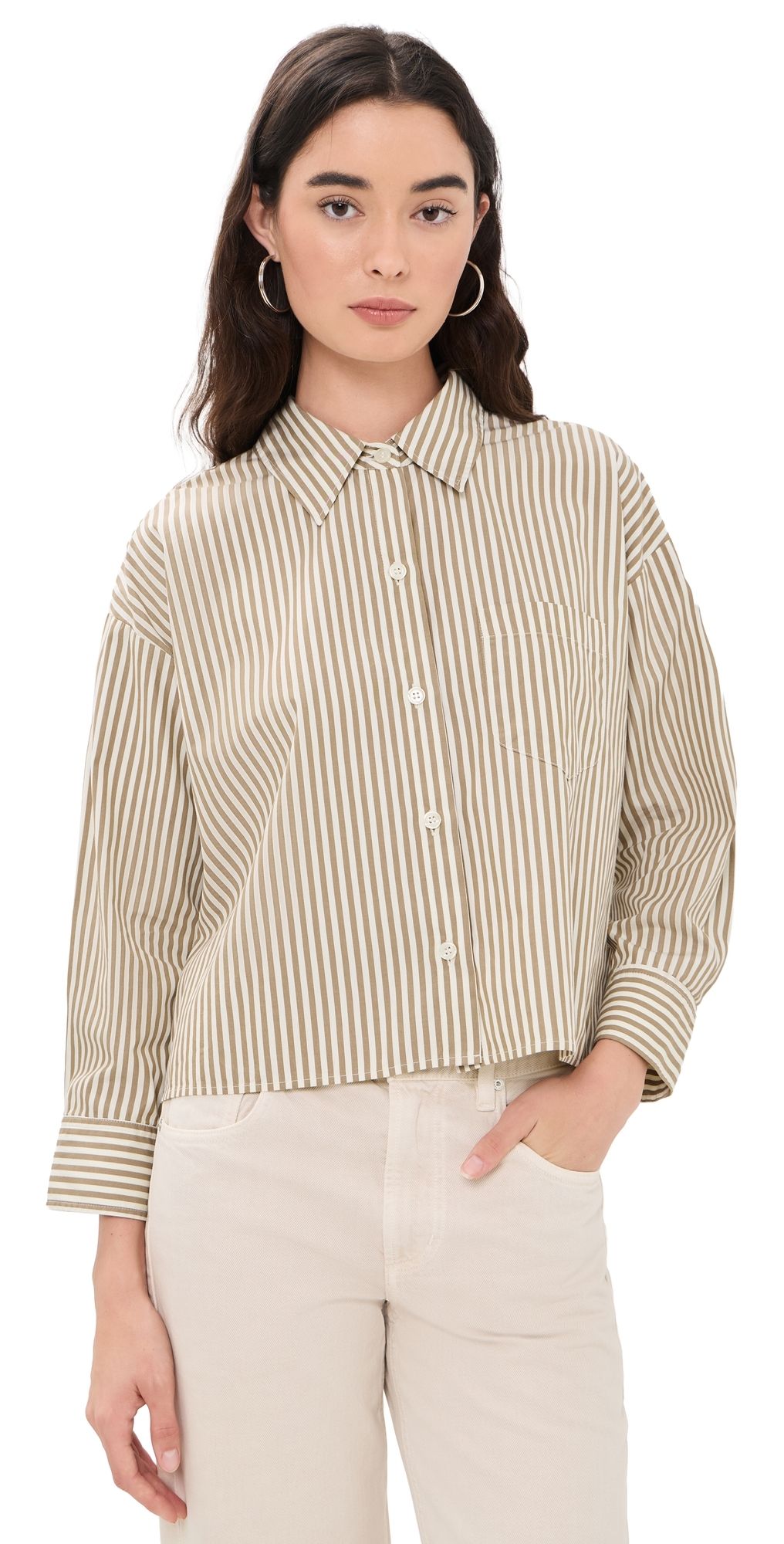 Citizens of Humanity Petit Ami Button Down Sandatlas Stripe XS