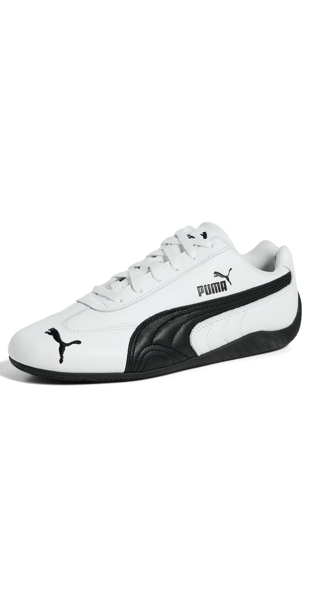 PUMA Speedcat Full Leather Sneakers Puma White-Puma Black 8.5