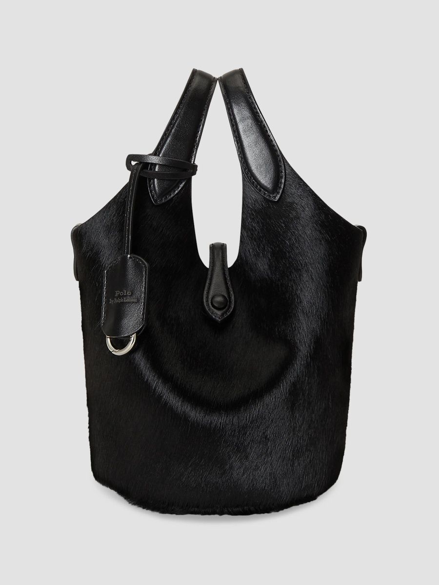 Polo Ralph Lauren Women's Polo Play Small Calf Hair Crossbody Bag - Black