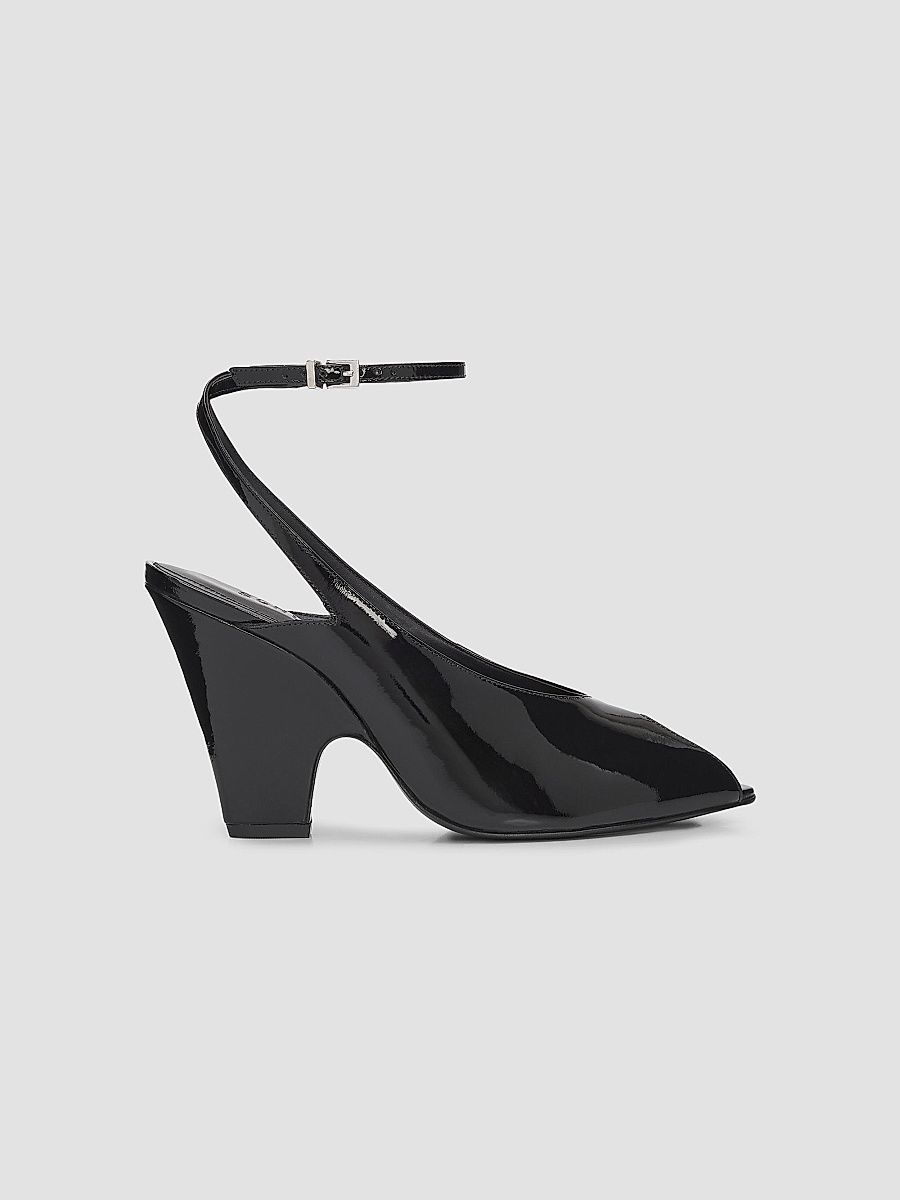 Schutz Women's Liv 95MM Patent Leather Pumps - Black - Size 10.5