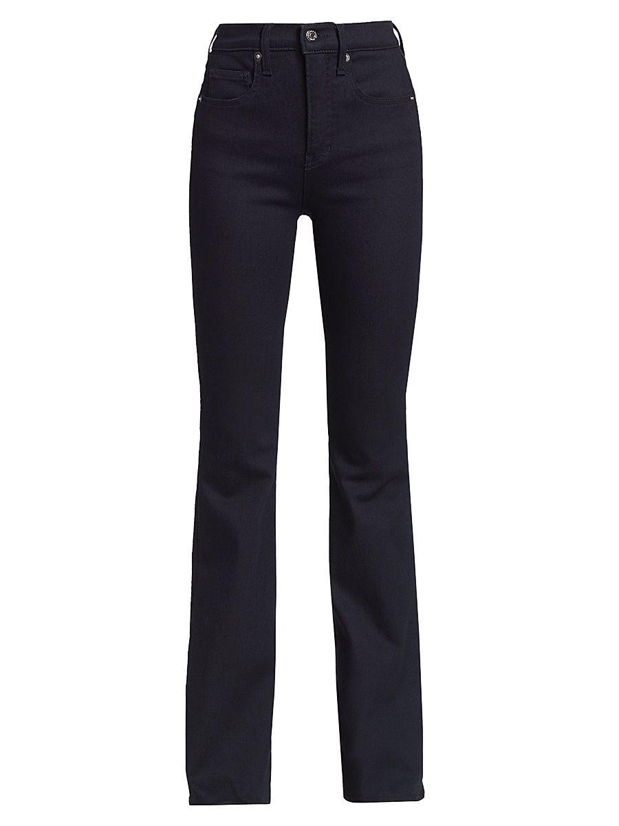 Women's Beverly High-Rise Skinny Flared Pants - Indigo - Size 32