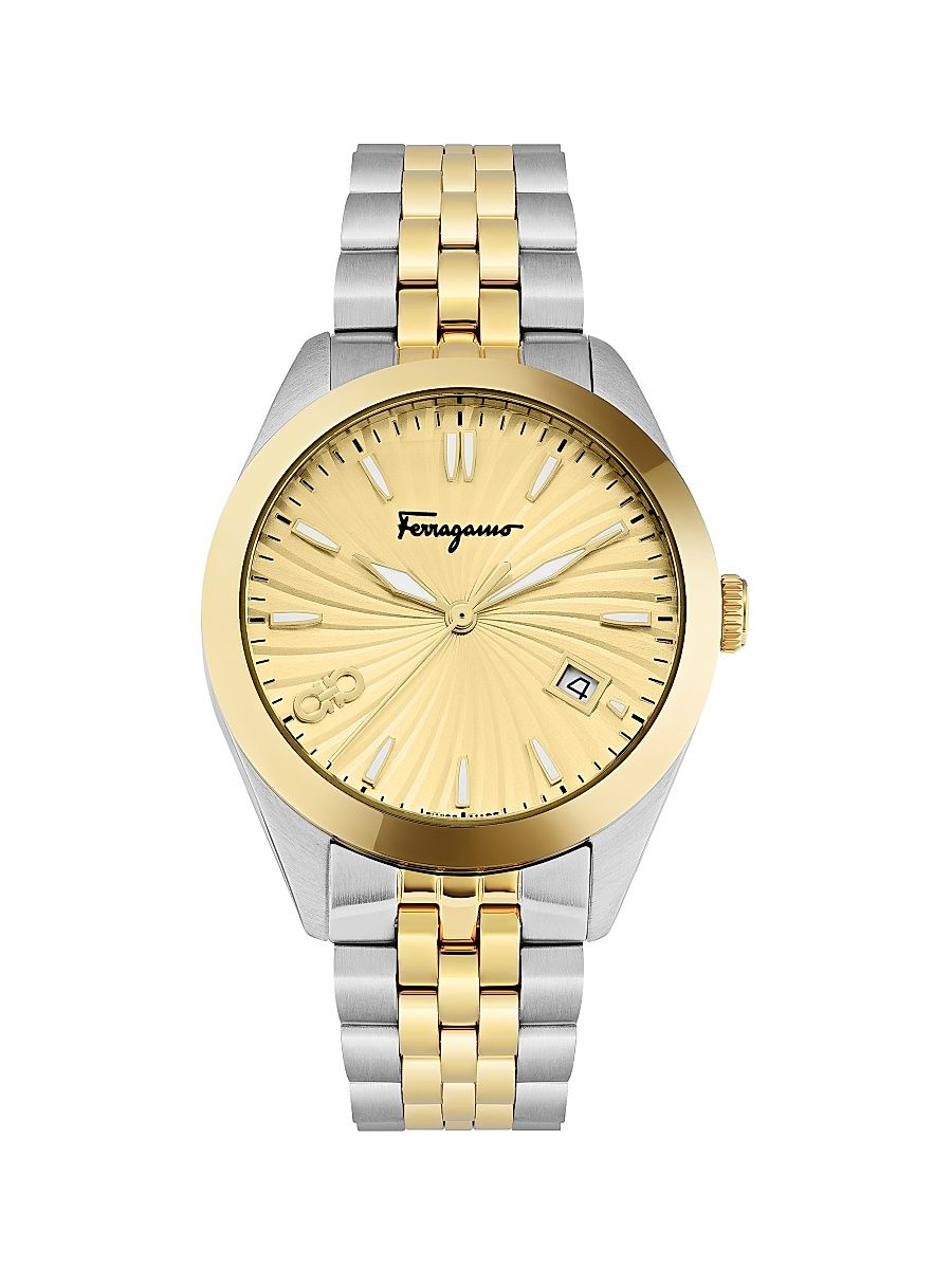 Men's Idillio Chronograph Stainless Steel Bracelet Watch - Two Tone