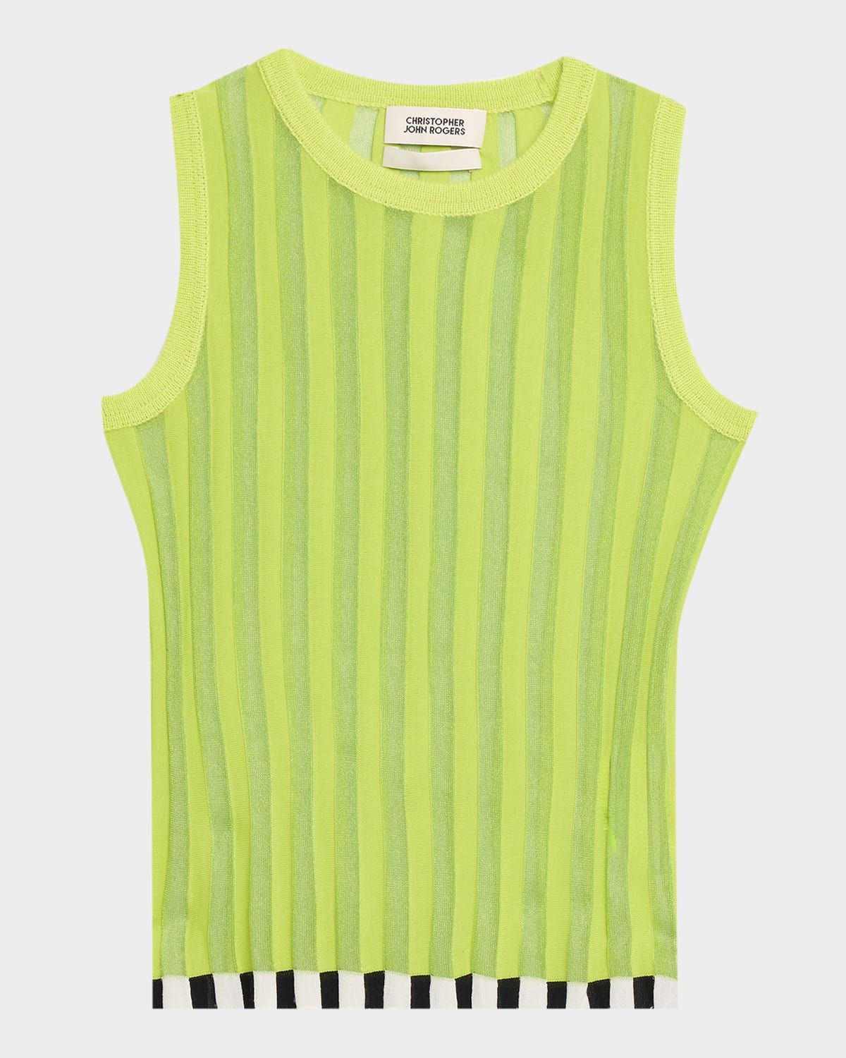 Pleated Knit Shell Top