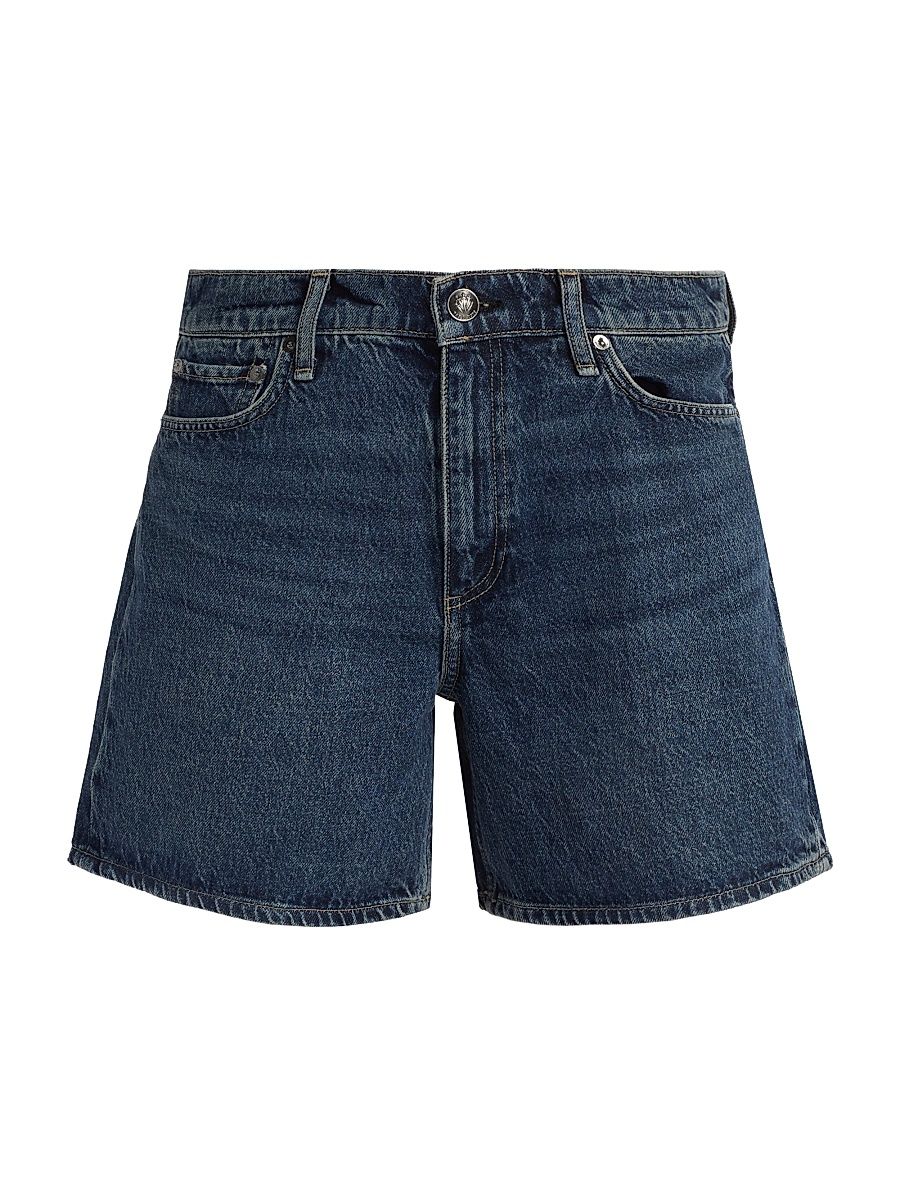 Women's Kaia Mid-Rise Denim Shorts - Adeline - Size 28