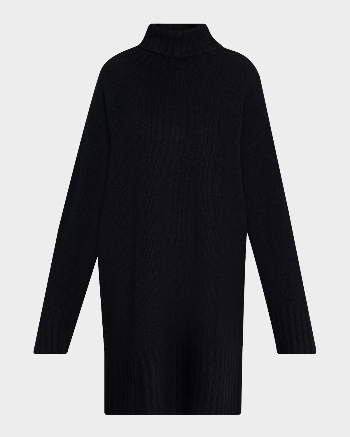The St. James Wool-Blend Turtleneck Mini Dress