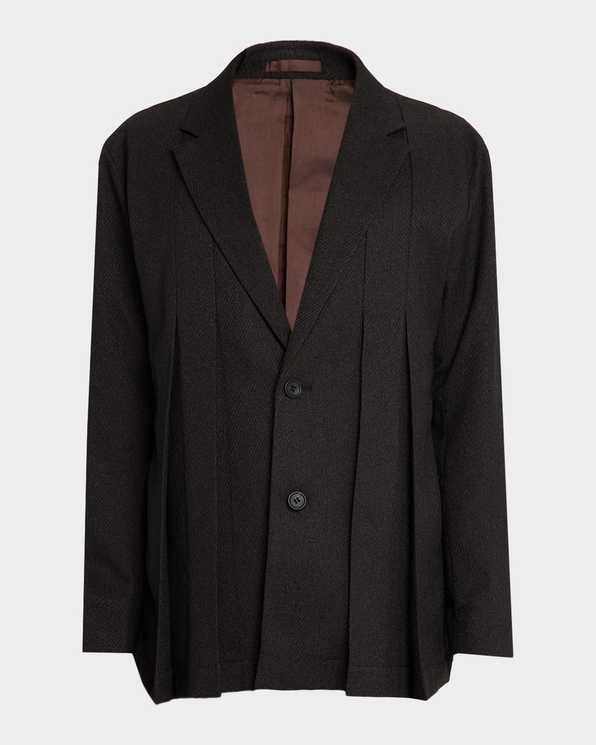 Men & apos;s Wool Like Tweed Jacket