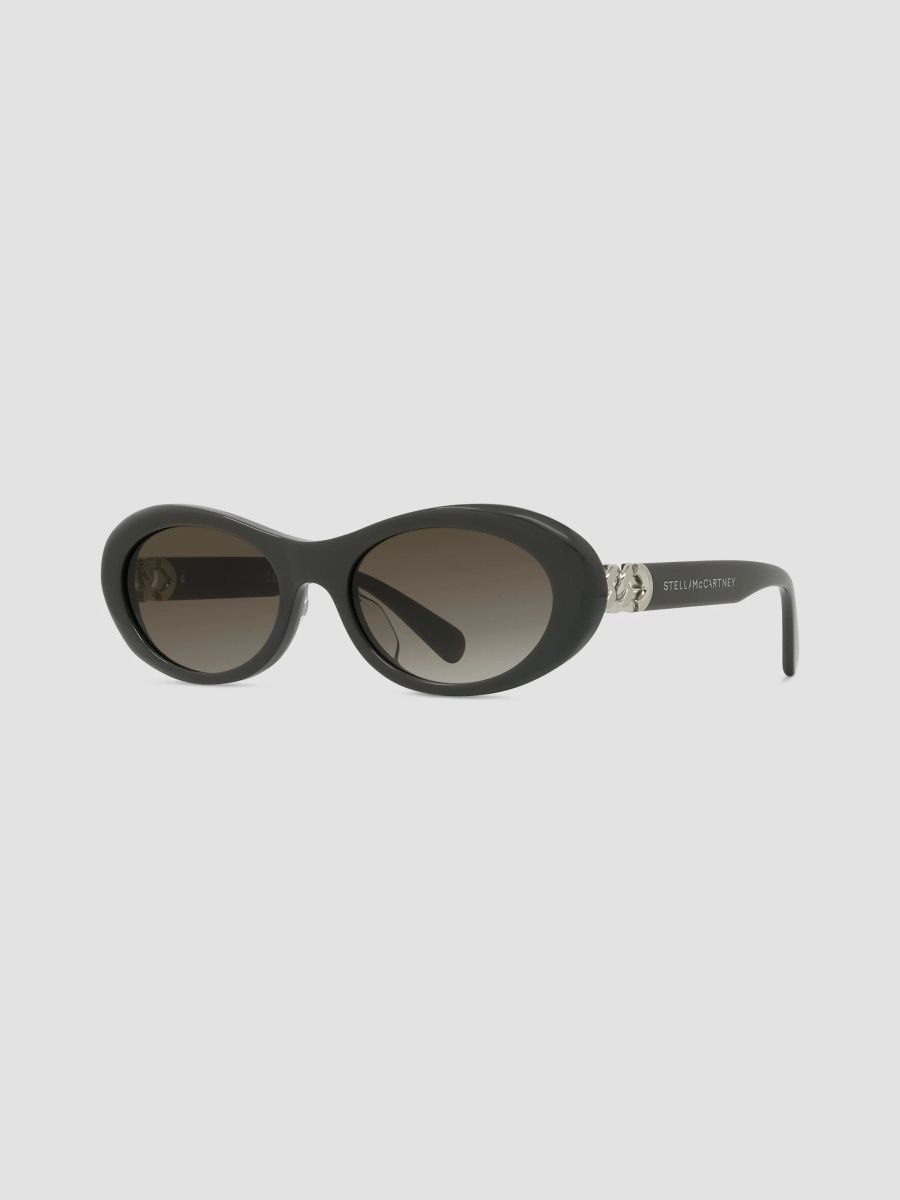 Stella McCartney Women's Falabella 53MM Oval Sunglasses - Grey Green