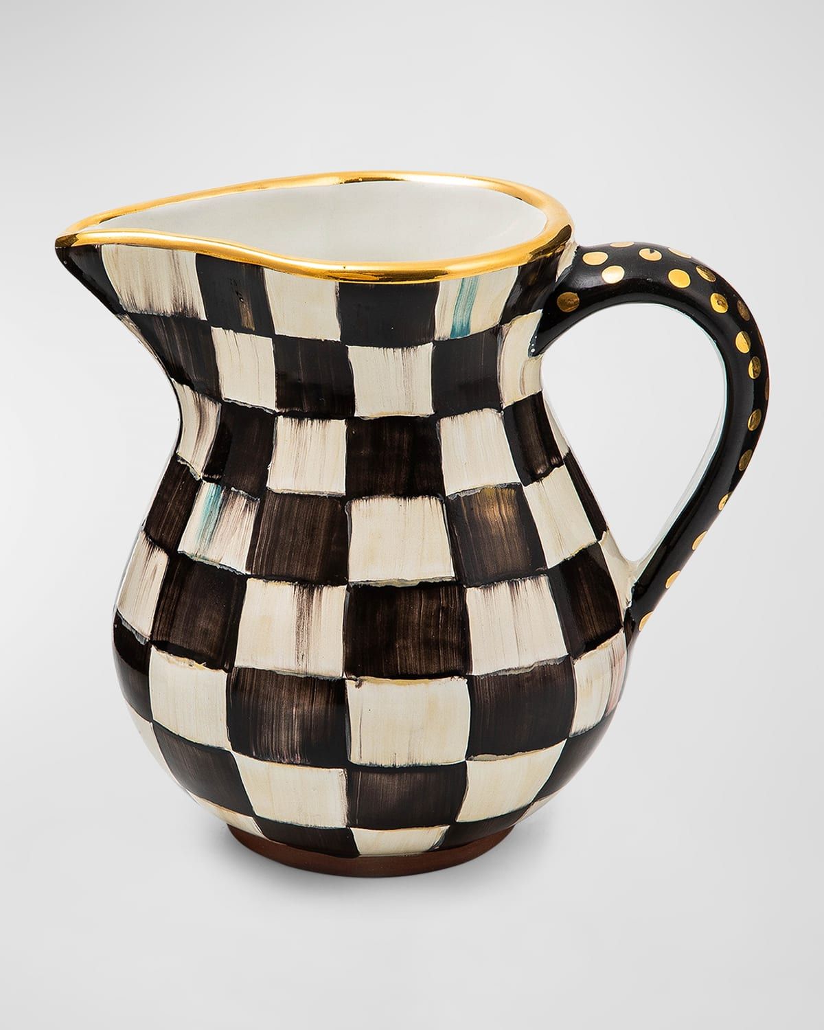 Courtly Check Portly Pitcher, 52 oz.