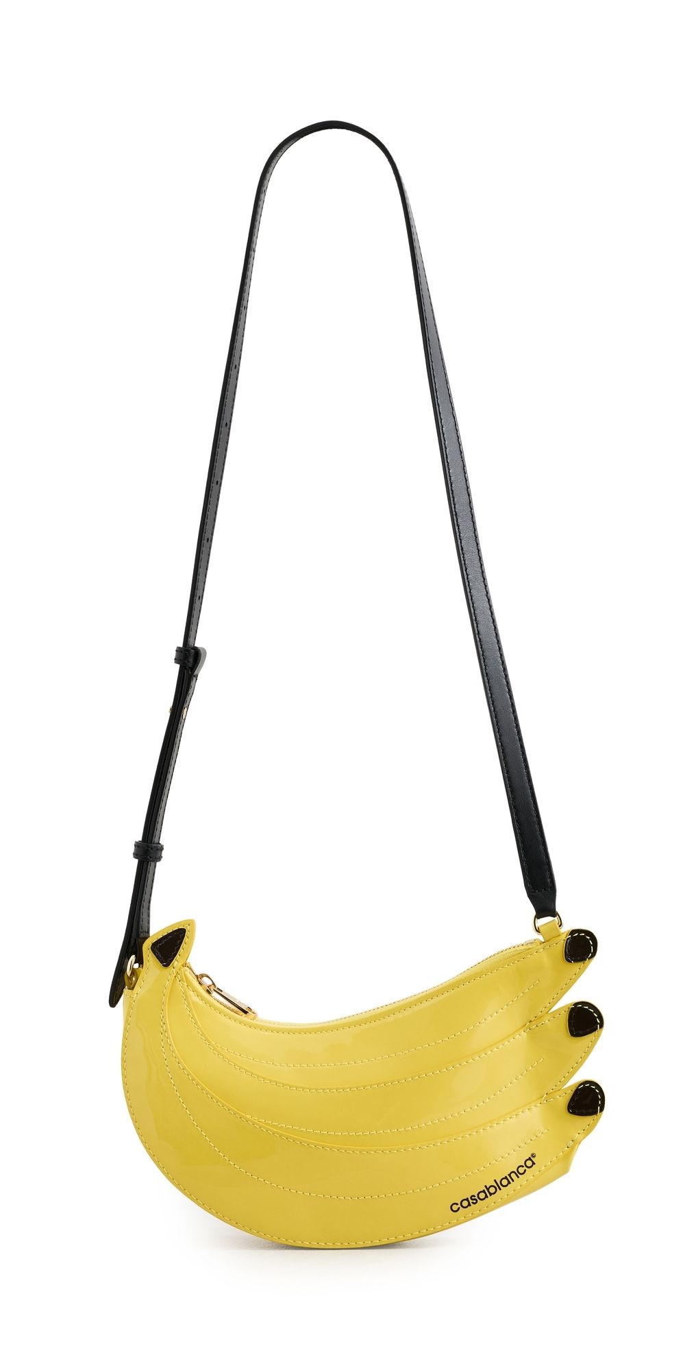 Casablanca Banana Shoulder Bag Yellow One Size