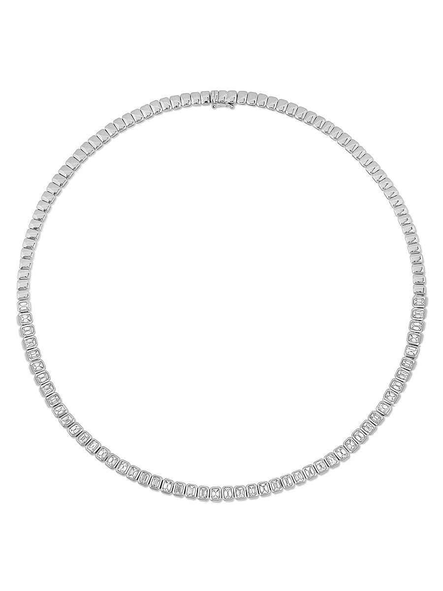 Women's 18K White Gold & Diamond Choker - White Gold