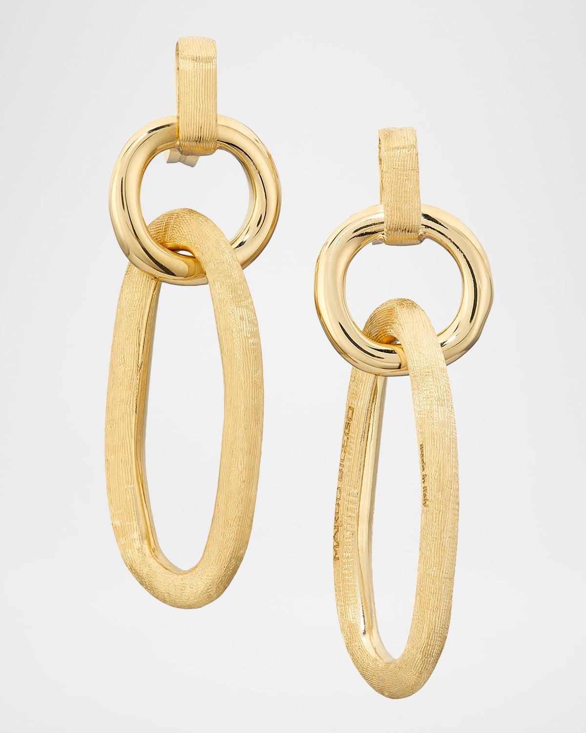 Jaipur 18K Gold Link Earrings