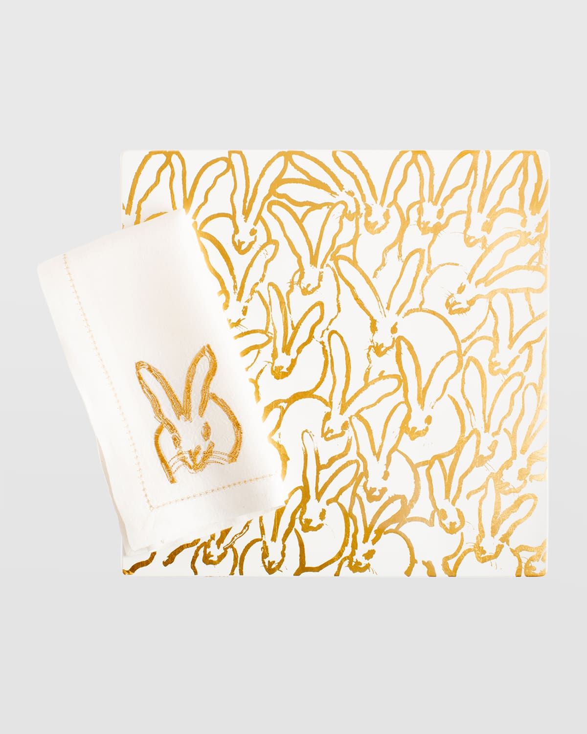 Rabbit Run Gold Leaf and Lacquer Placemat
