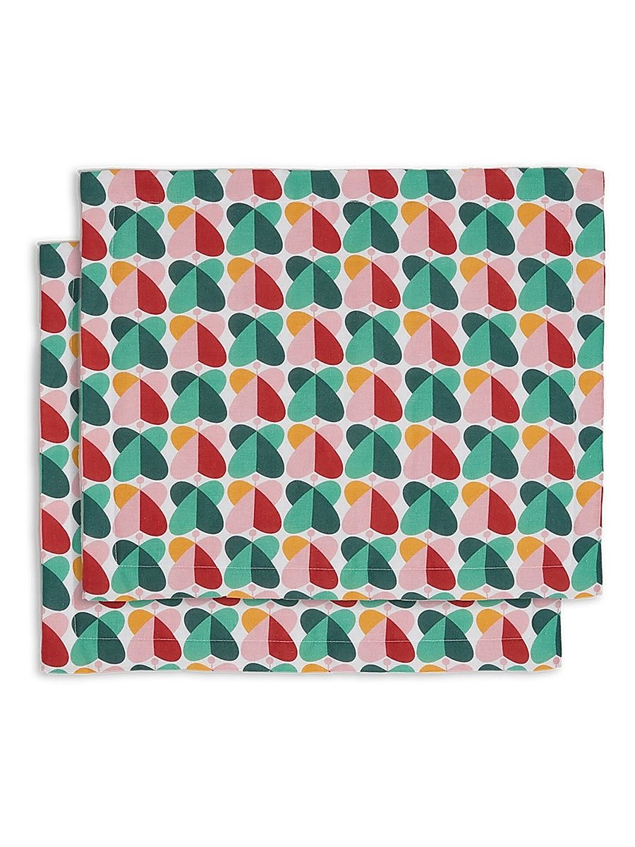 Placemats Set of 2 - Farfalle White