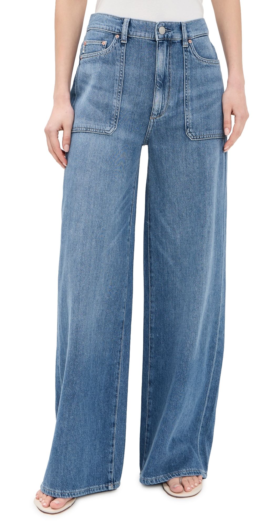 DL1961 Hepburn Wide Leg Jeans Meadow lake 26