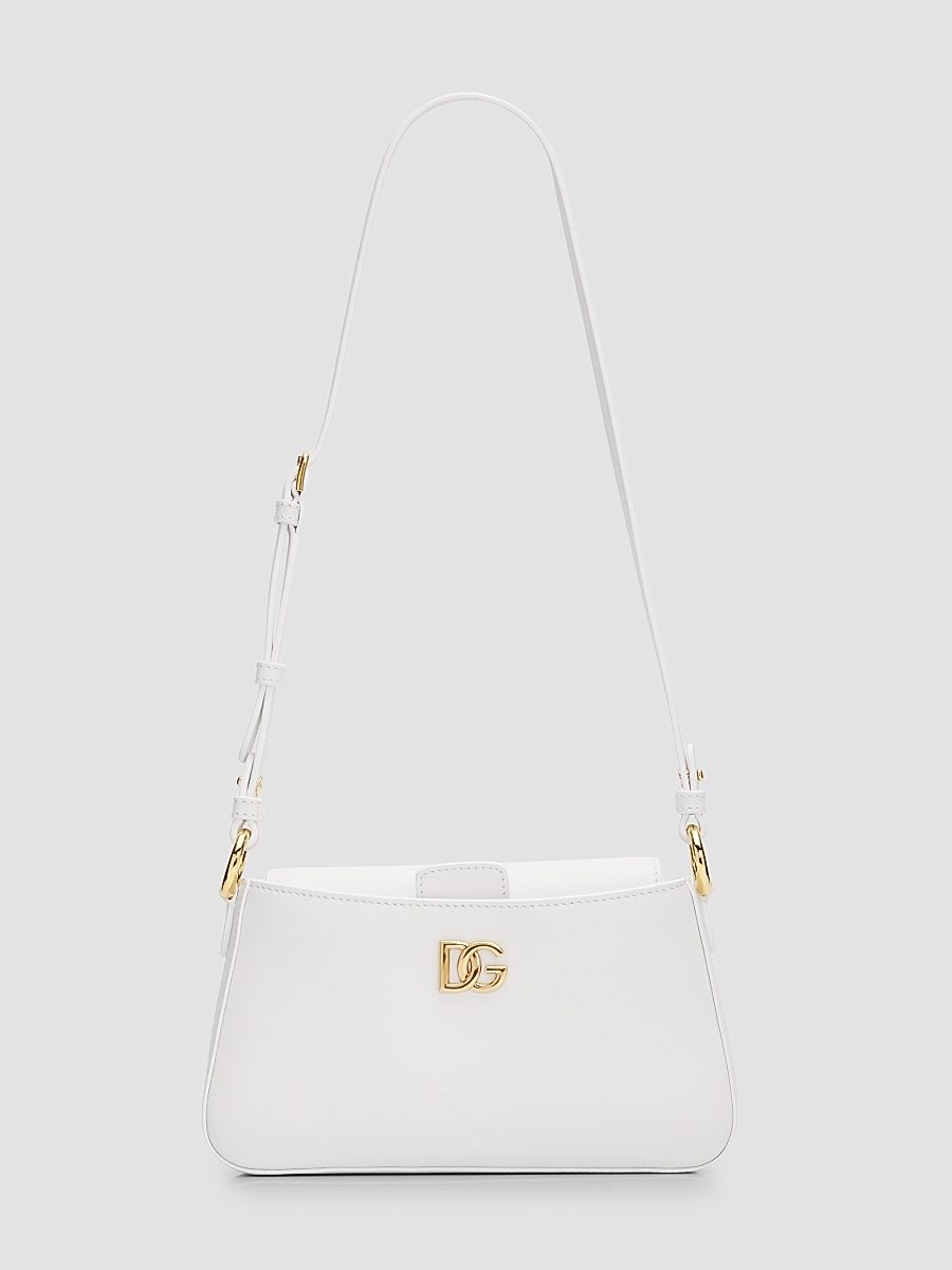 Women's Logo Plaque Phone Bag - Bianco Ottico