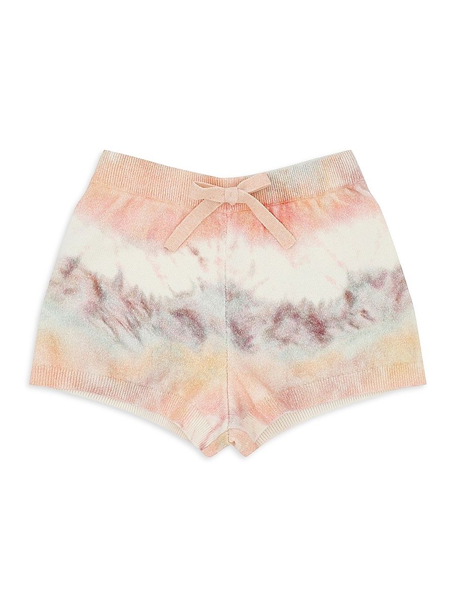 Little Girl's Tie-Dye Knit Shorts - Size 10