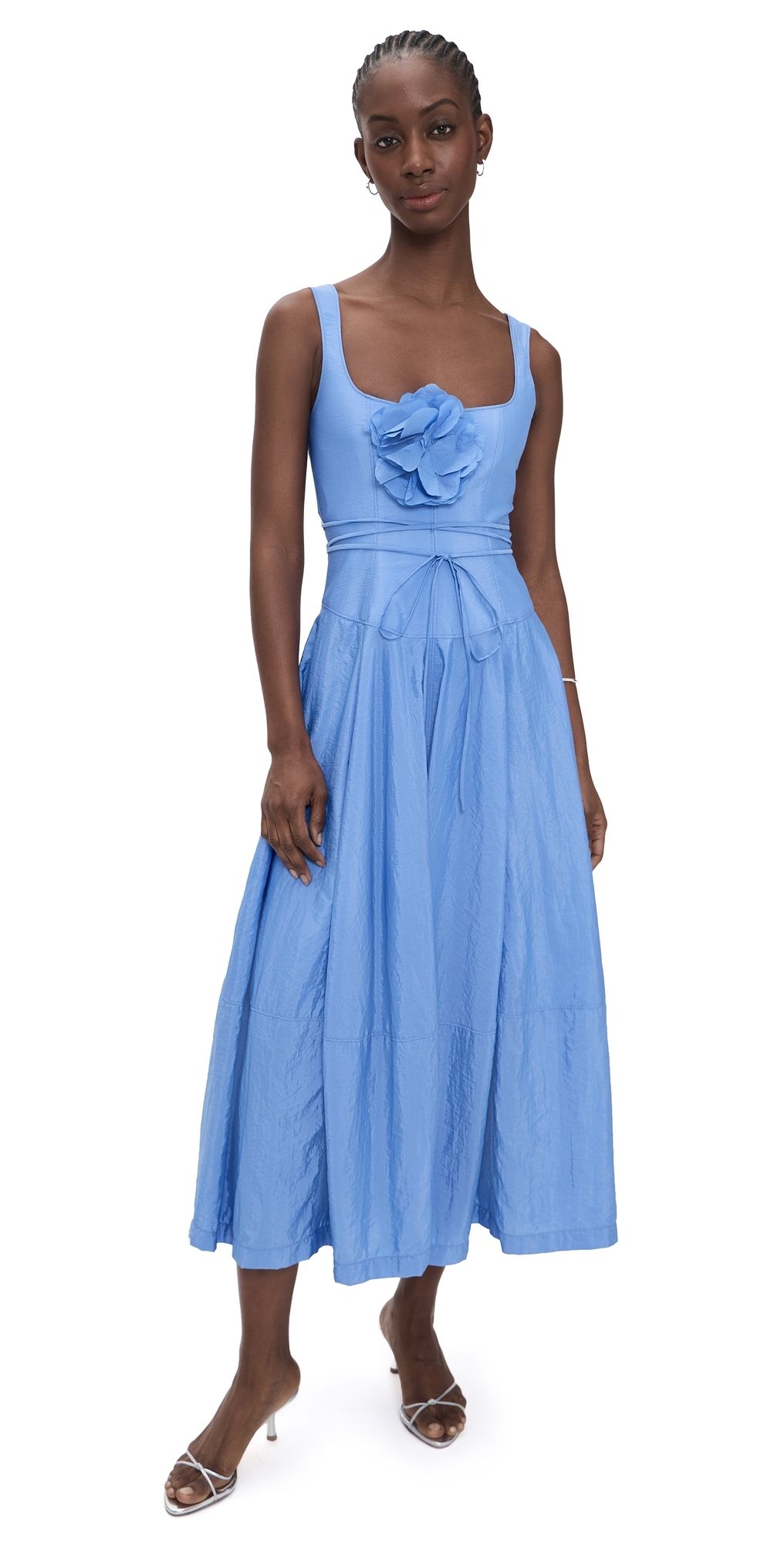 Cinq à Sept Joisian Flower Dress Ultramarine 6