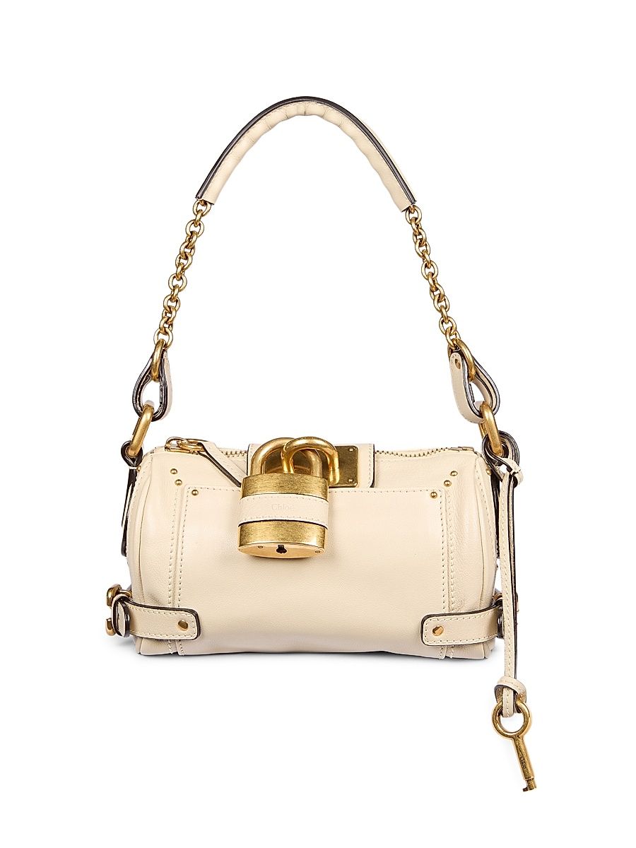 Women's Paddington Leather Shoulder Bag - Cloudy Cream