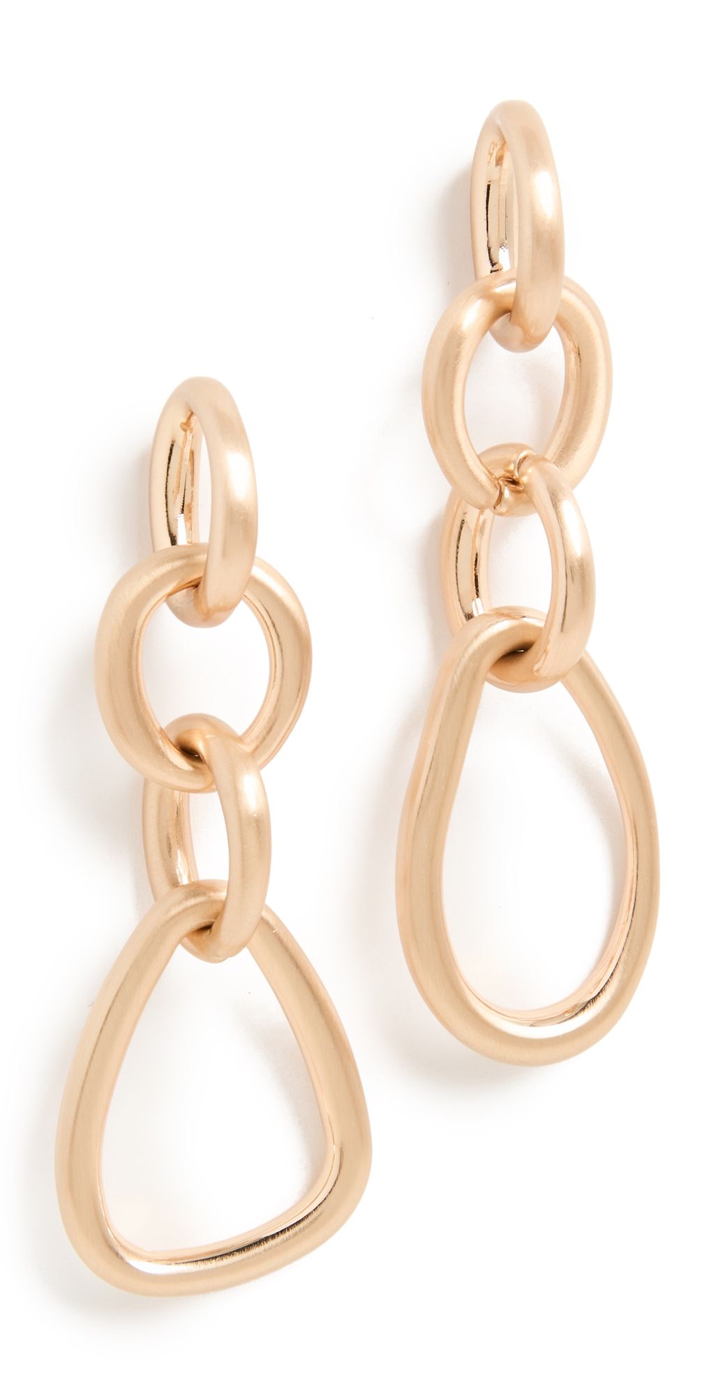 Cult Gaia Reyes Earrings Brushed Brass One Size