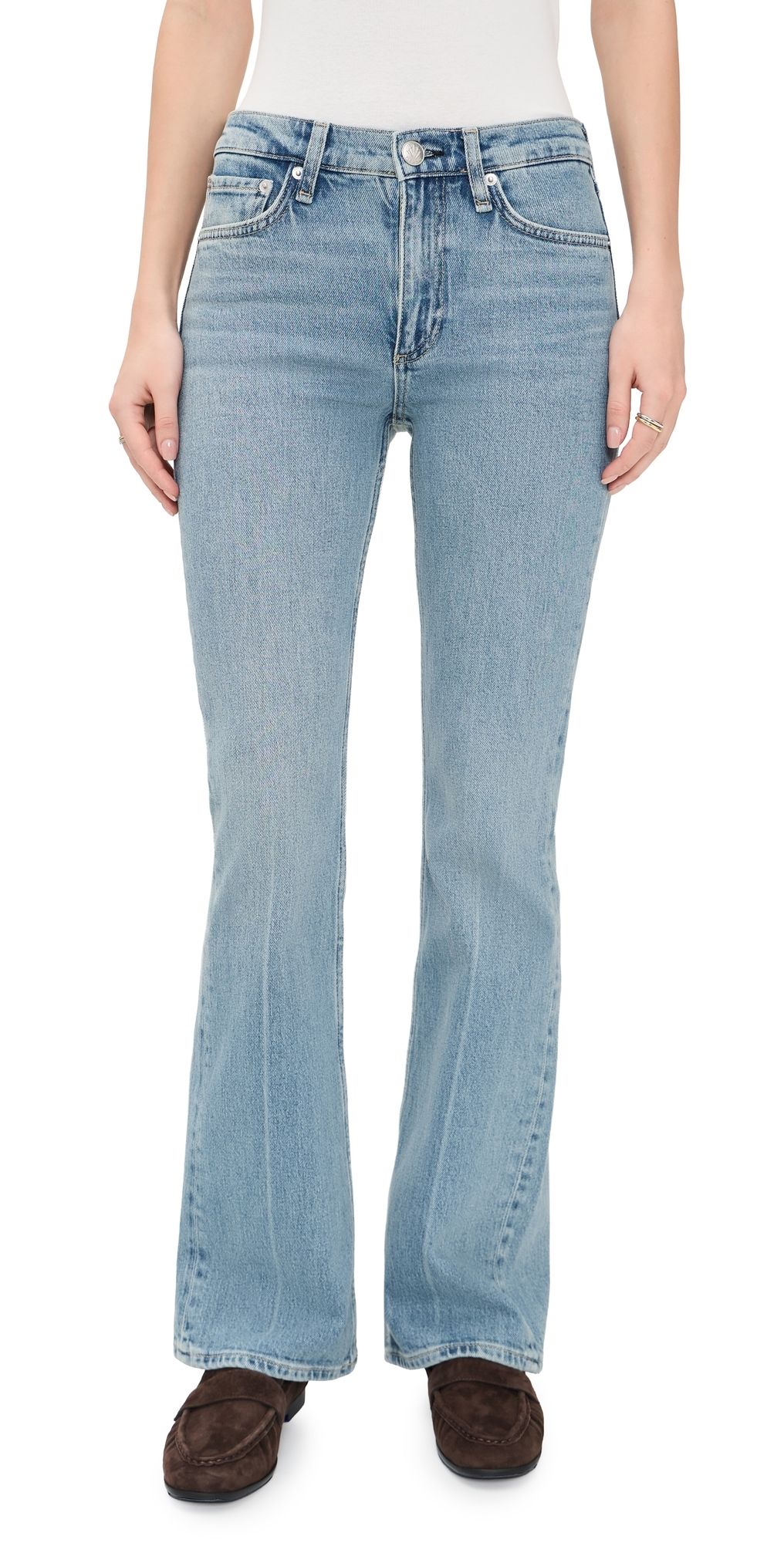 rag & bone Peyton Mr Full Length Bootcut Jeans Everglade 23