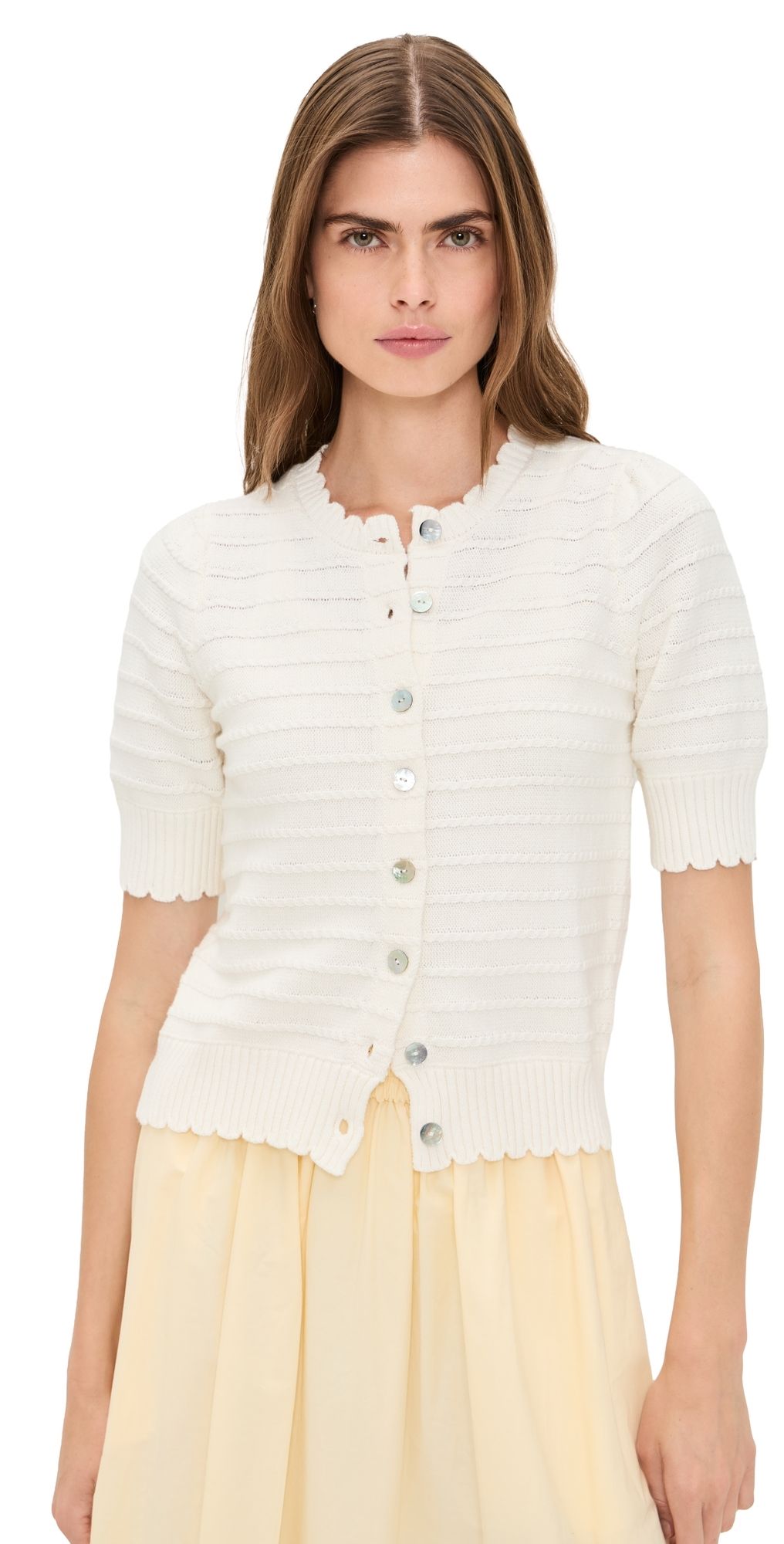 Marea Evelyne Cardigan Ivory S