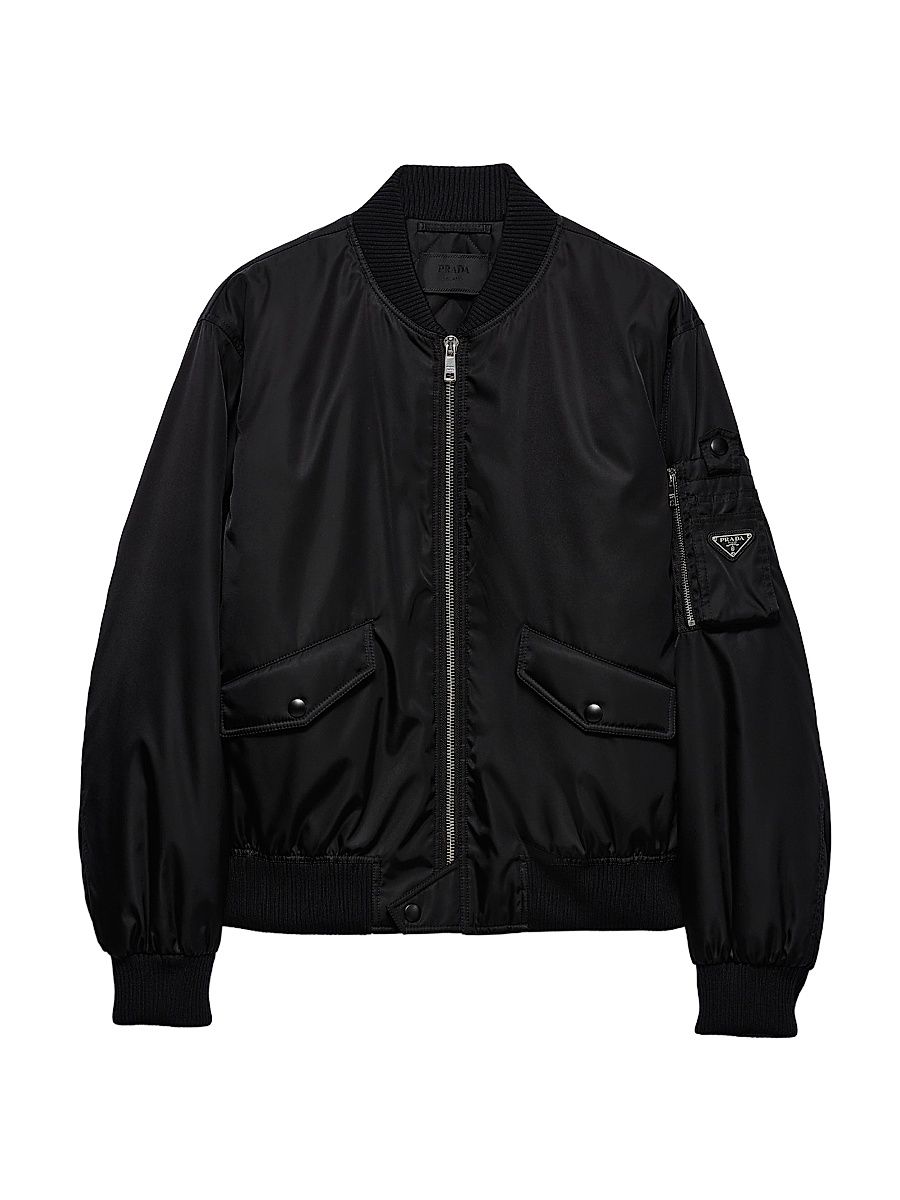 Men's Re-Nylon Bomber Jacket - Black - Size Large