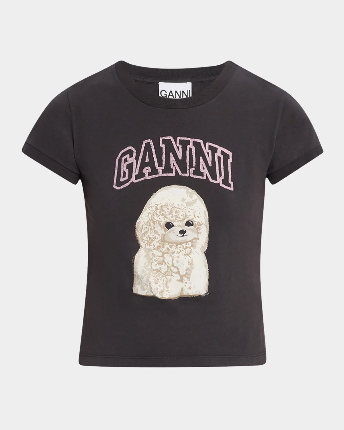Crewneck Poodle Logo Baby Tee