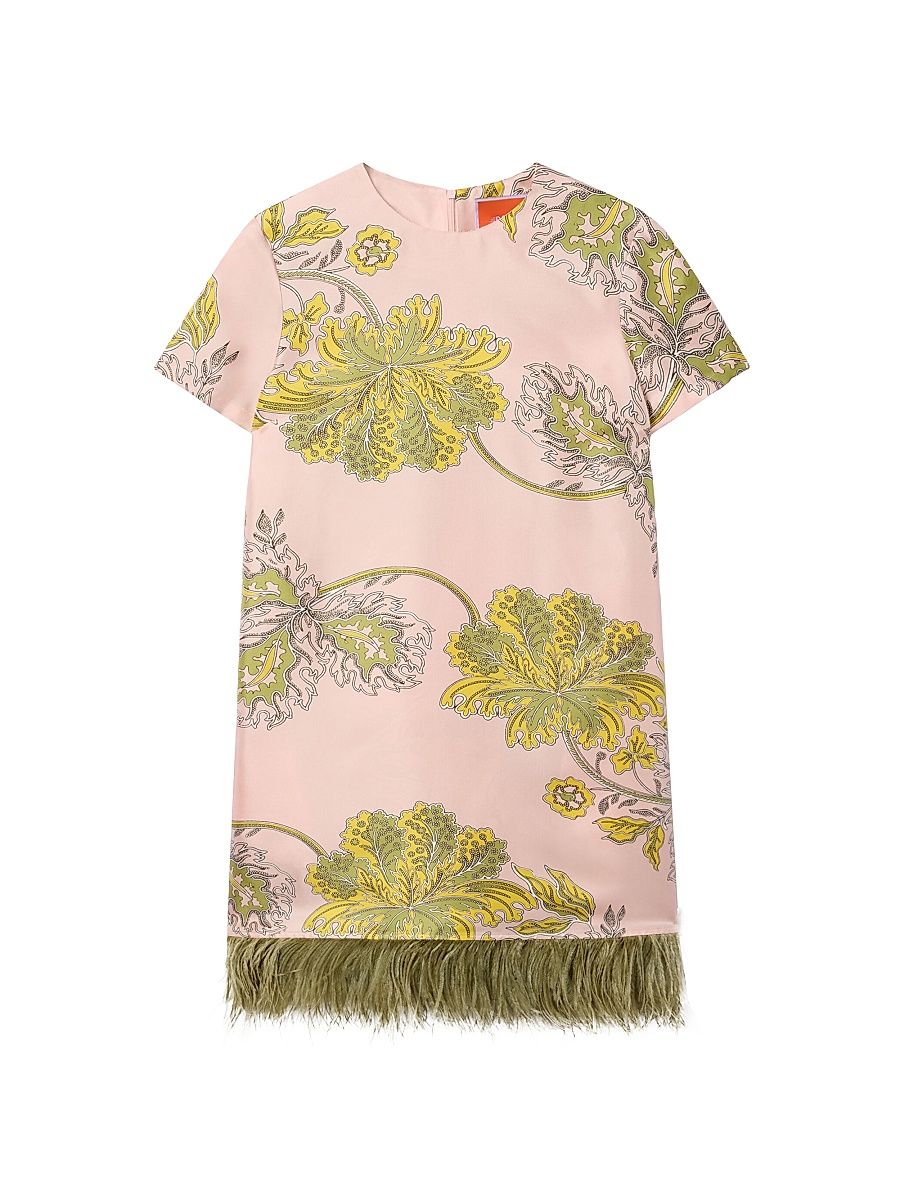 Women's Mini Swing Dress - Swathe Pink - Size 10