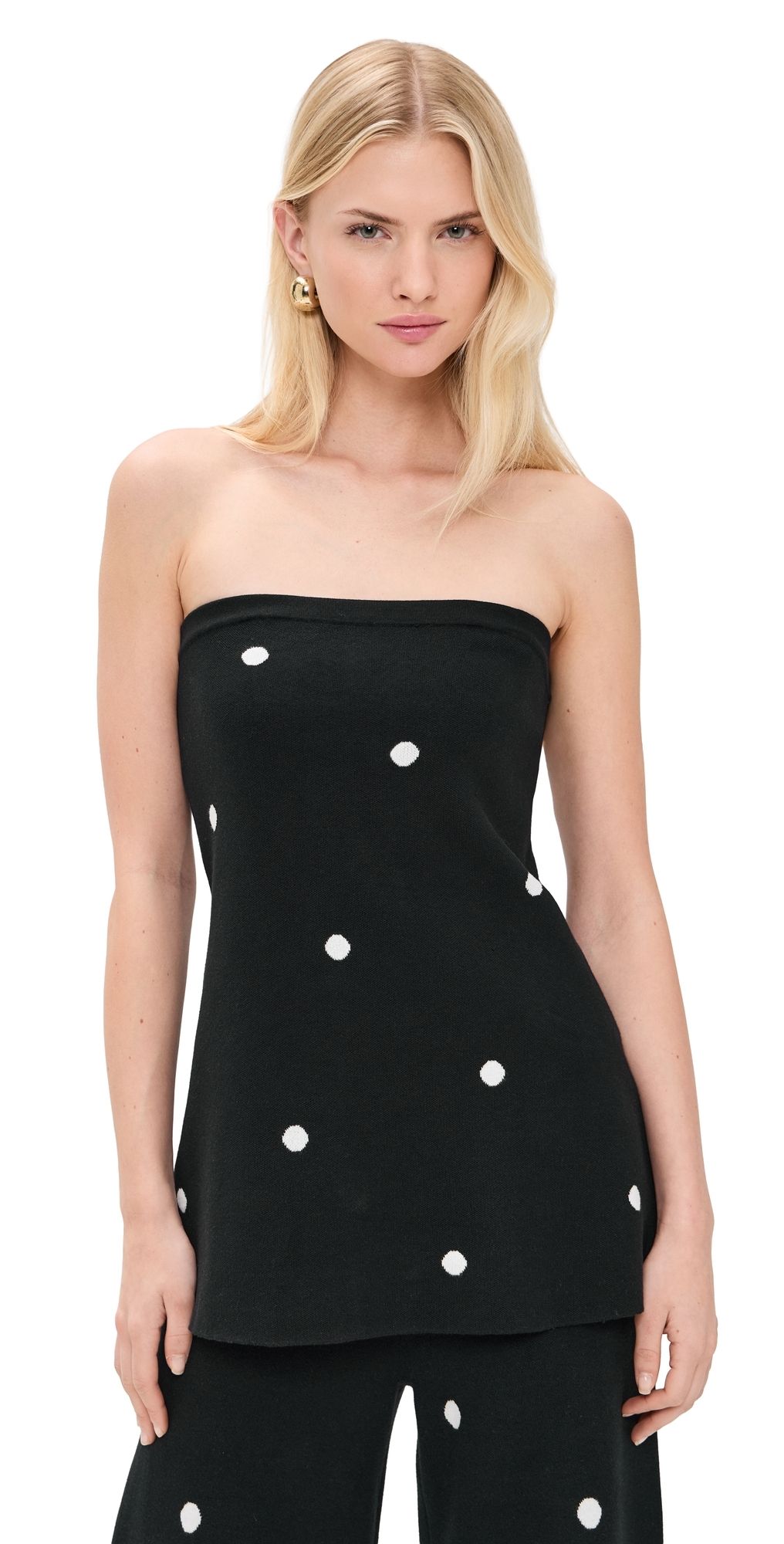 Splendid Splendid x @Cellajaneblog Polka Dot Sweater Black/White Polka Dot M