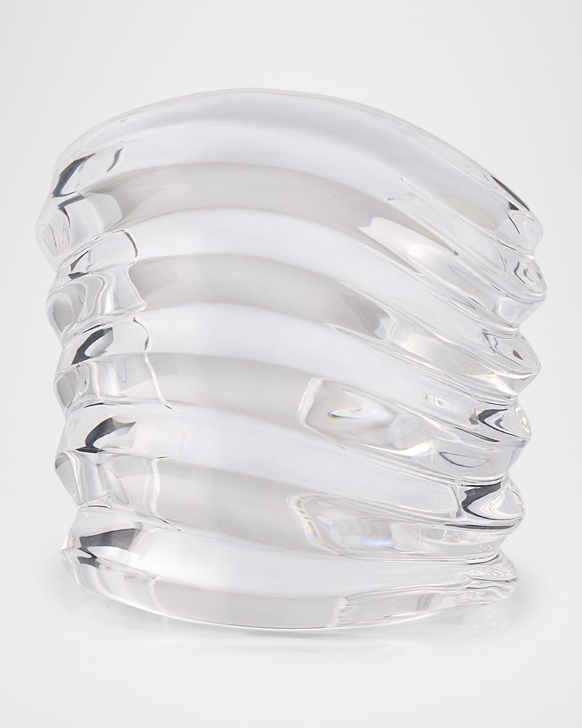 Liquid Lucite Wide Ripple Cuff Bracelet
