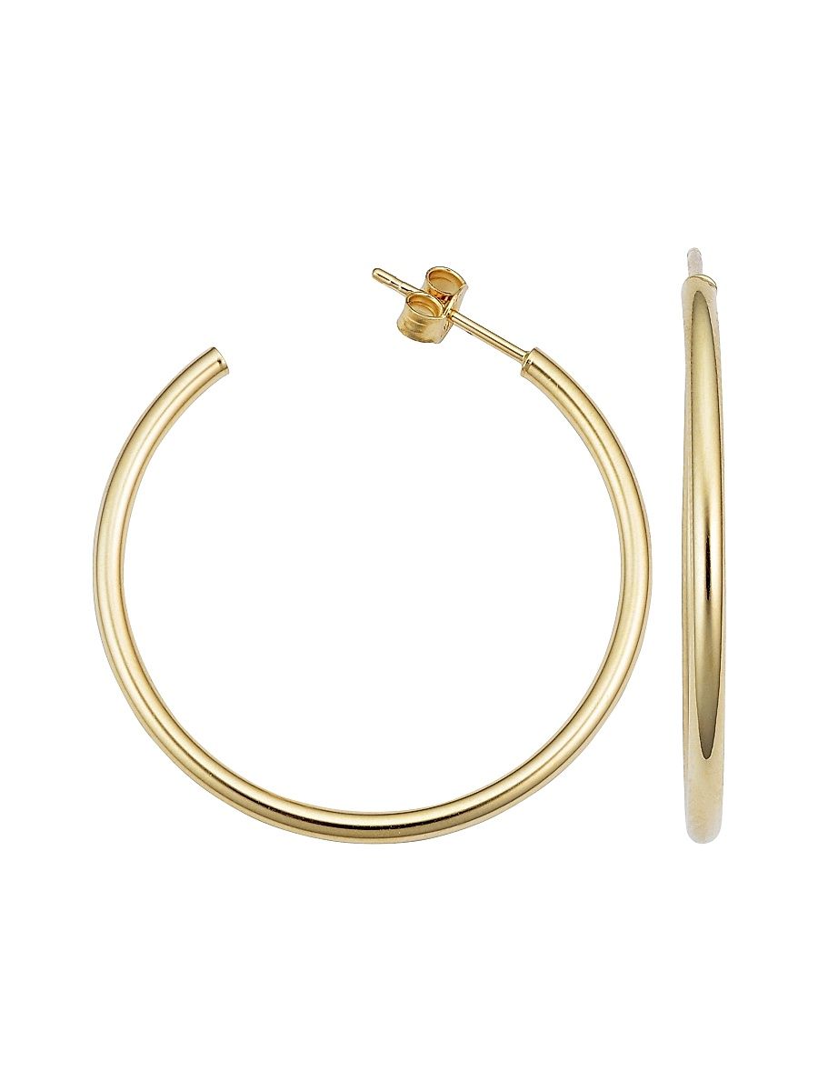 Women's 14K Yellow Gold Sicily Hoops - Yellow Gold